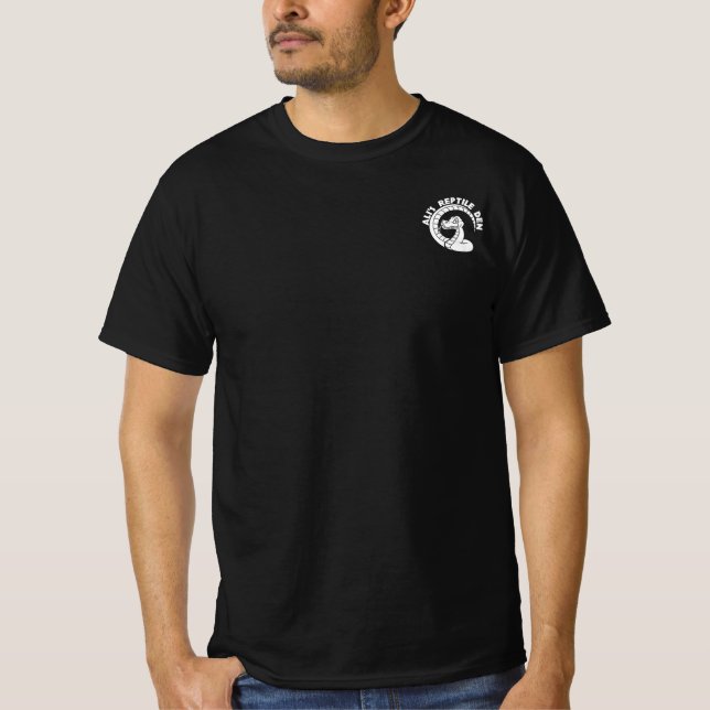 Camiseta El Reptile Den "Pintado Python" (Anverso)