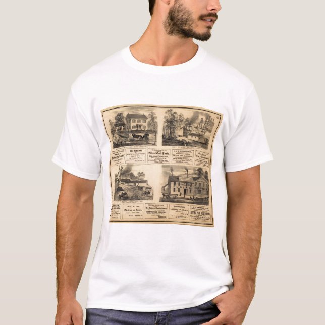 Camiseta El Res, aceite trabaja, edificio, cala del aceite, (Anverso)