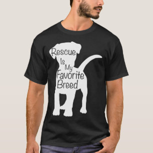 Camiseta El Rescate Del Propietario Del Perro Es Mi Raza Fa
