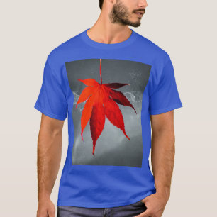 Camiseta El resplandor de otoño: La belleza de una hoja de