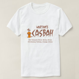 Camiseta El restaurante Casbah del Vartán, Skokie-Chicago