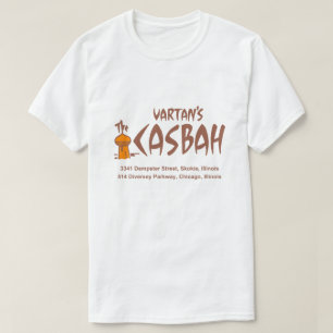 Camiseta El restaurante Casbah del Vartán, Skokie-Chicago