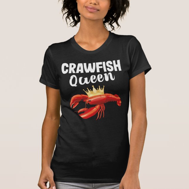 Camiseta El restaurante gastronómico Crawfish Queen Sea (Anverso)