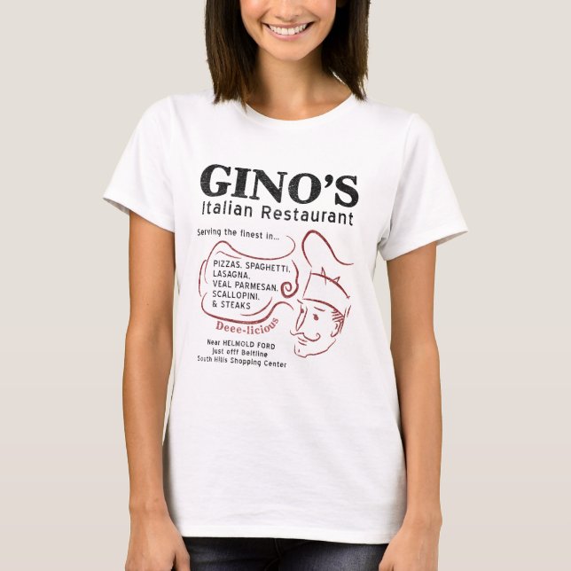 Camiseta El restaurante italiano del Gino (Anverso)