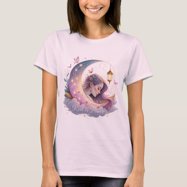 Camiseta El Resto Es Poder - Diosa Celestial De La Luna (Anverso)
