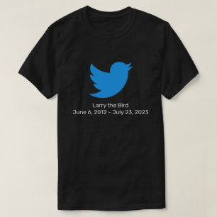 Camiseta El retiro de Larry el pájaro en Twitter