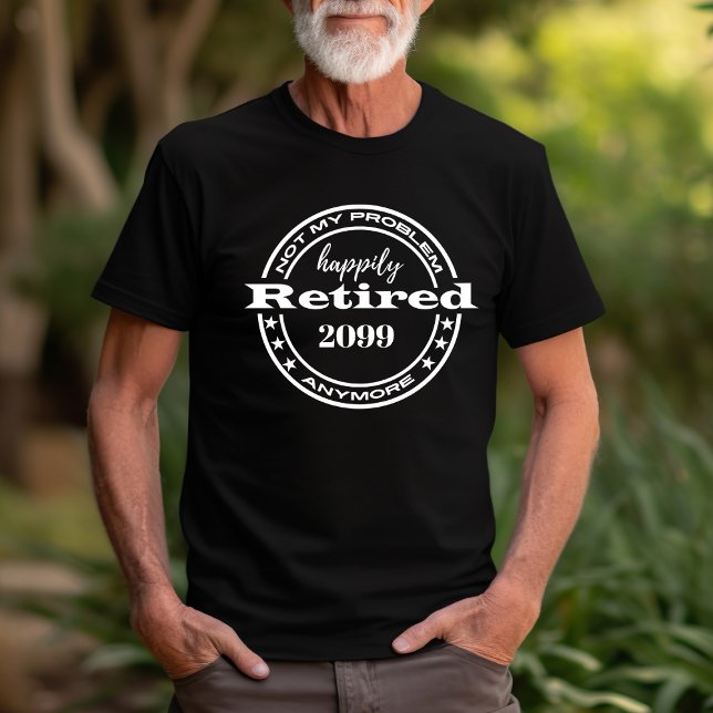 Camiseta El retiro retro ya no es mi problema gracioso (Subido por el creador)