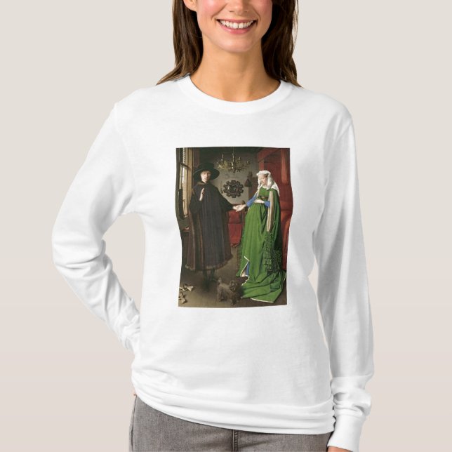 Camiseta El retrato de Juan Arnolfini (Anverso)