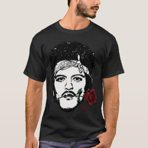 Camiseta El retrato de la bandana romántica