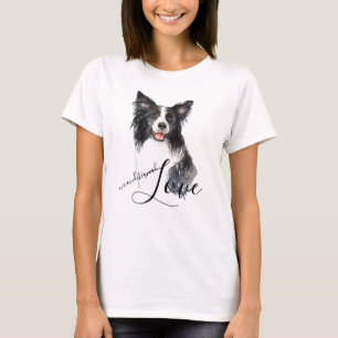 Camiseta El retrato del cólico fronterizo amor incondicion