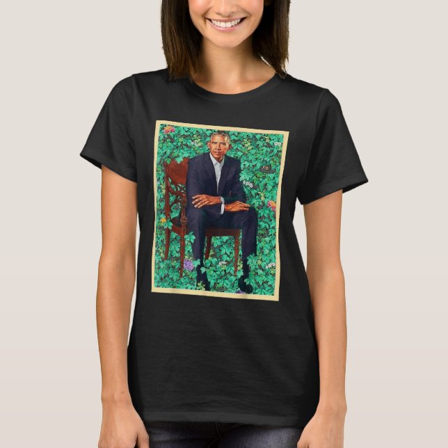 Camiseta El retrato del presidente Barack Obama 2028 (Anverso)