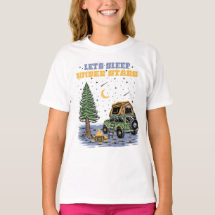Camiseta El Retro Aburrido Descanso Dormamos Bajo Las Estre