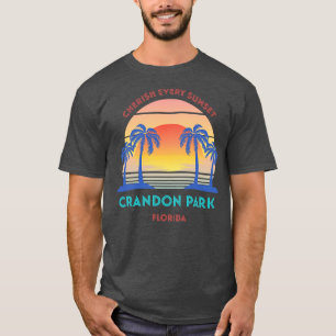 Camiseta El Retro Crandon Park Beach Aprecia Cada Atardecer
