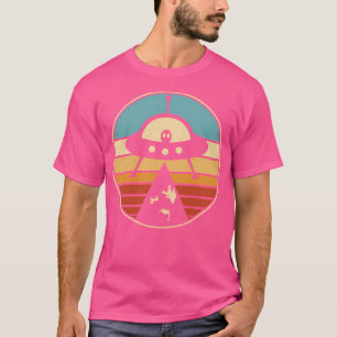 Camiseta El retro de sustrato de ufo de Alien vintage es gr