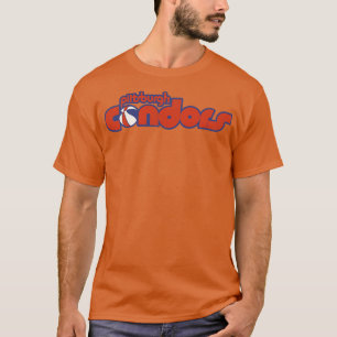Camiseta El retro derrotó a los Pittsburgh Cóndor Baloncest
