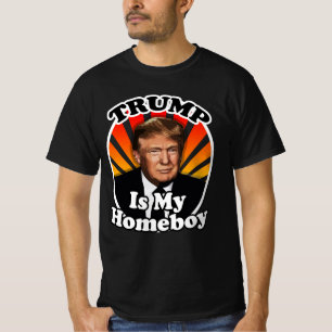 Camiseta El retro Donald Trump es mi hogar