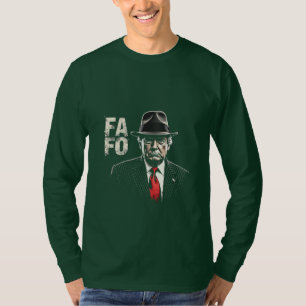 Camiseta El retro estadounidense Donald Trump FAFO Patriota