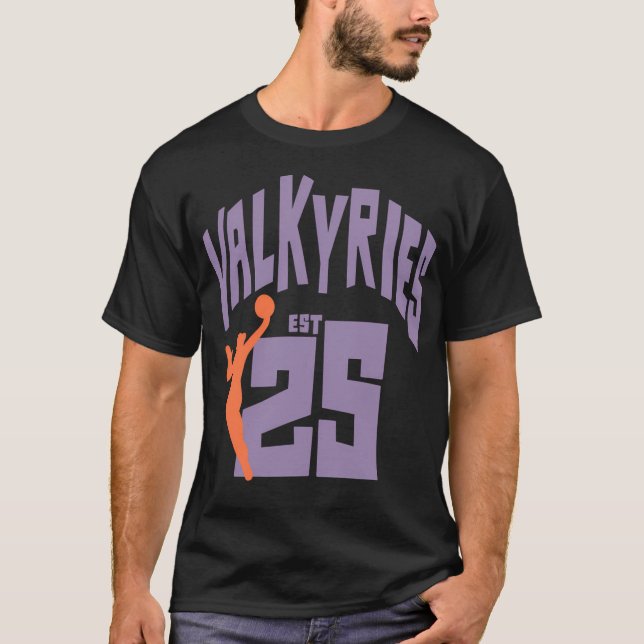 Camiseta El retro estético de Valkyries del estado dorado e (Anverso)