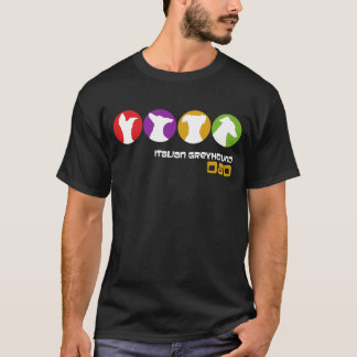 Camiseta El retro italiano Greyhound Dad