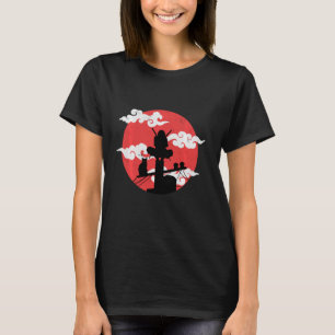 Camiseta El retro kanji Samurai Shinobi espada Ninja japoné