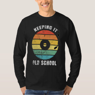 Camiseta El retro mantiene el récord de música vintage de l