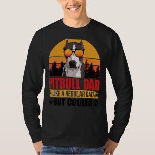 Camiseta El Retro Pitbull Papá Quiere Un Padre Regular Pero