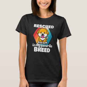 Camiseta El Retro Rescatado Es Lo Que Mi Amante Animal De L