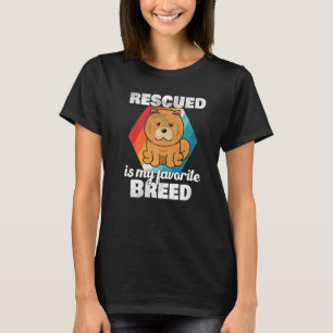 Camiseta El Retro Rescatado Es Mi Propio Perro Animal De Ra