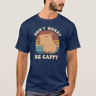 Camiseta El retro roedor capibara no se preocupa de ser cap