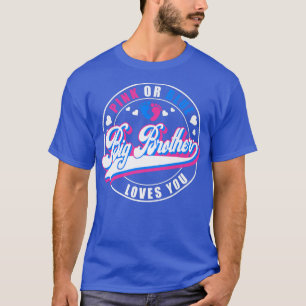 Camiseta El Retro Rosa O Azul Gran Hermano Ama A Tu Bebé Ge