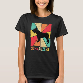 Camiseta El retro vintage ama al mejor dueño de perro Schna