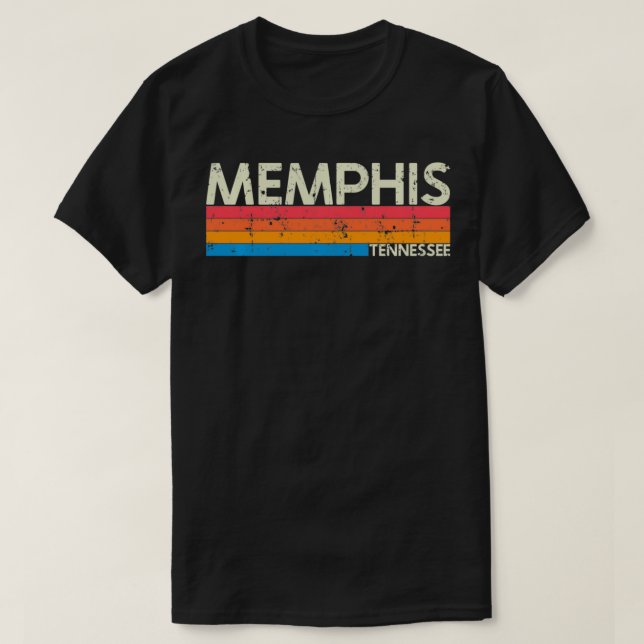 Camiseta El retro vintage Memphis Tennessee con problemas (Diseño del anverso)