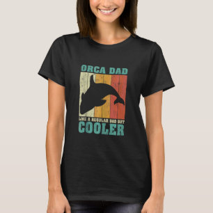 Camiseta El retro vintage Orca Dad como un padre normal