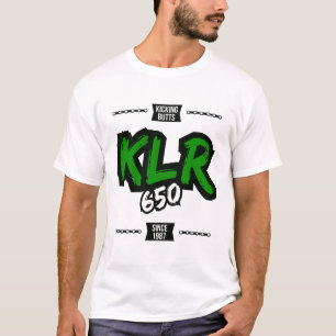 Camiseta El retroceso con el pie empalma con Kawasaki