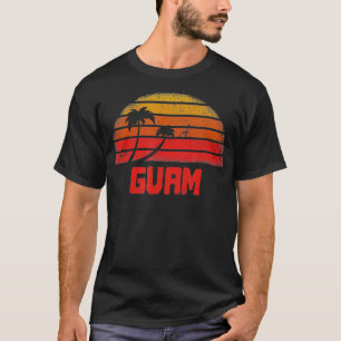 Camiseta El retroceso de Guam Vintage Retro 70