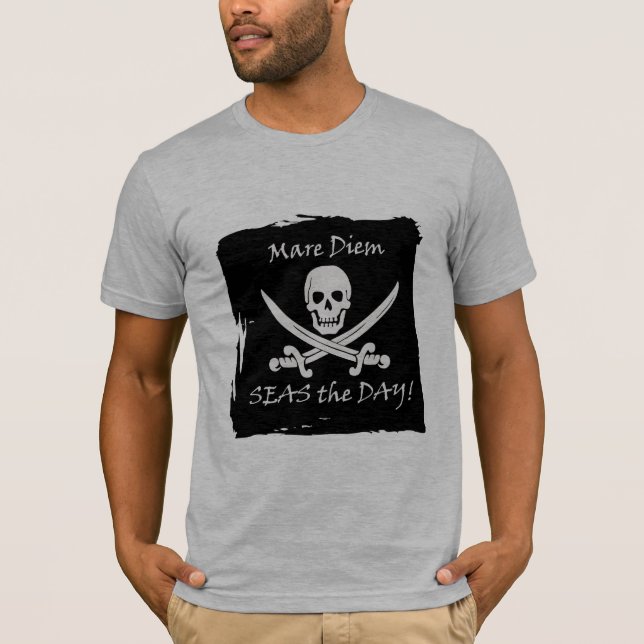 Camiseta El retruécano divertido del pirata agarra la (Anverso)