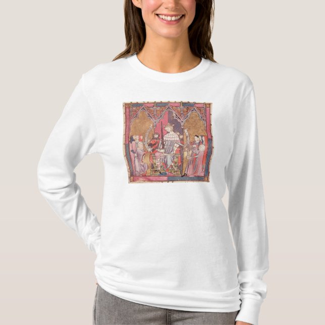 Camiseta El rey Administering Justice (Anverso)