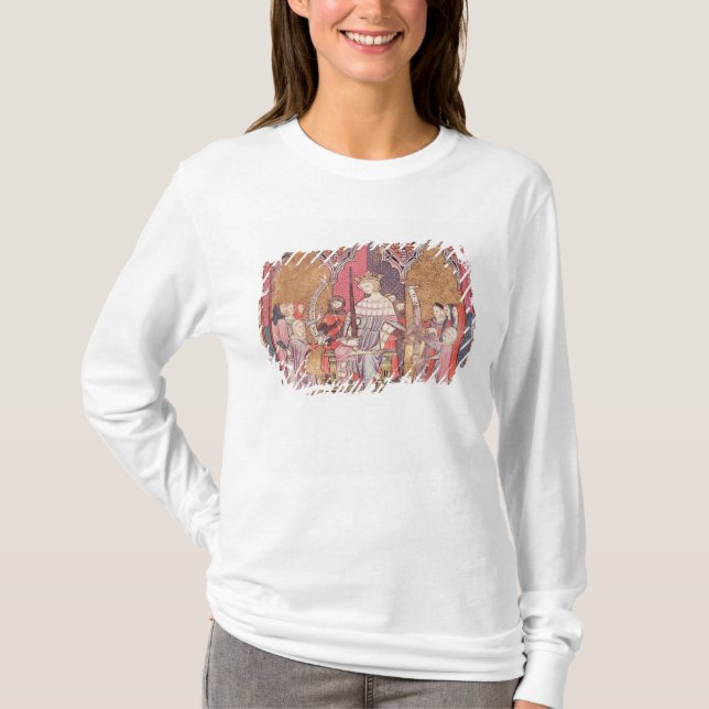 Camiseta El rey Administering Justice (Anverso)