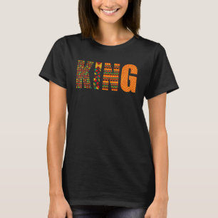 Camiseta El rey africano Guay Kente Cloth añora un negro fu