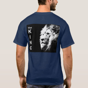Camiseta El Rey Arte Pop Moderno de León de la cabeza de at