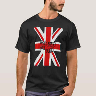 Camiseta El Rey Británico Larga Vida Al Rey Dios Salve Al R