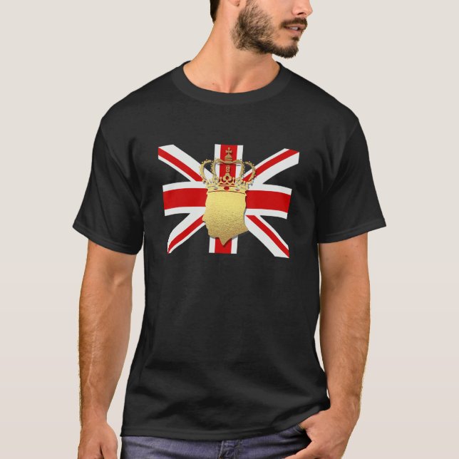 Camiseta El Rey Británico Larga Vida Al Rey Dios Salve Al R (Anverso)