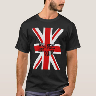Camiseta El Rey Británico Larga Vida Al Rey Dios Salve Al R