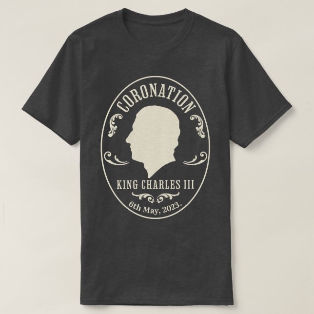 Camiseta El rey Carlos III (Diseño del anverso)