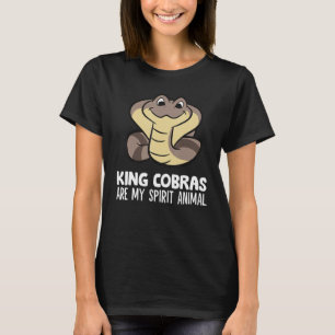 Camiseta El Rey Cobras Es Mi Espíritu Animal Cute Snake Cob