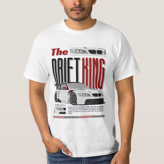 Camiseta El Rey de la deriva - Maestro de la Carreras subte (Anverso)