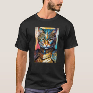 Camiseta El Rey de la Fantasía de los gatos es real y color