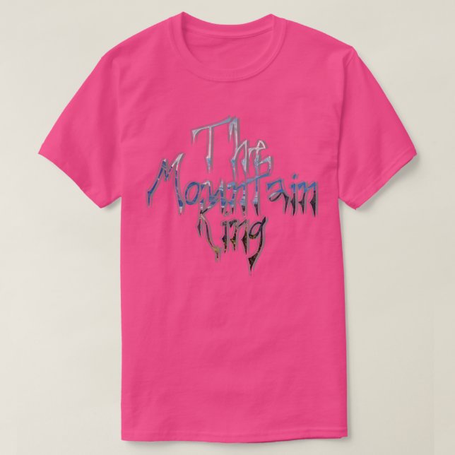 Camiseta El rey de la montaña (Diseño del anverso)
