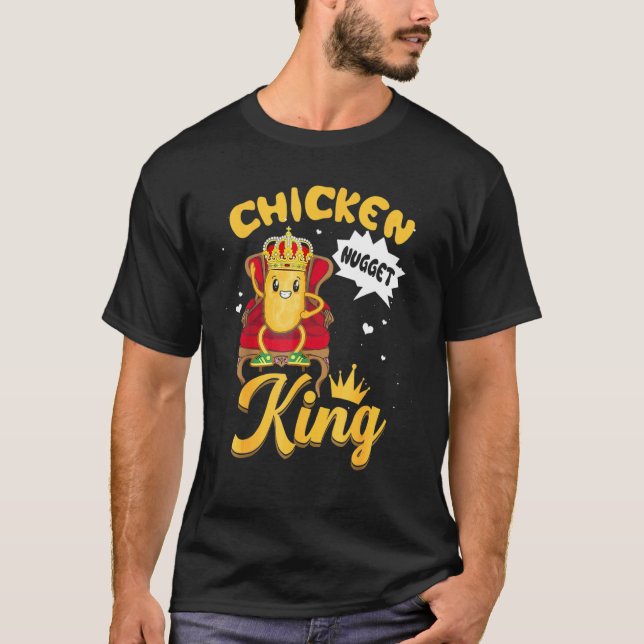 Camiseta El rey de la pepita de pollo (Anverso)
