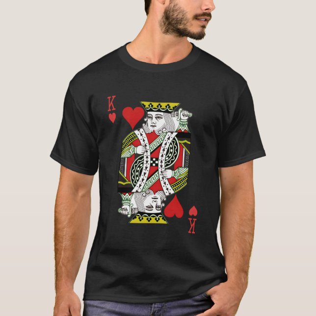 Camiseta El Rey De Las Cartas De Juego Cubierta De Hallowee (Anverso)